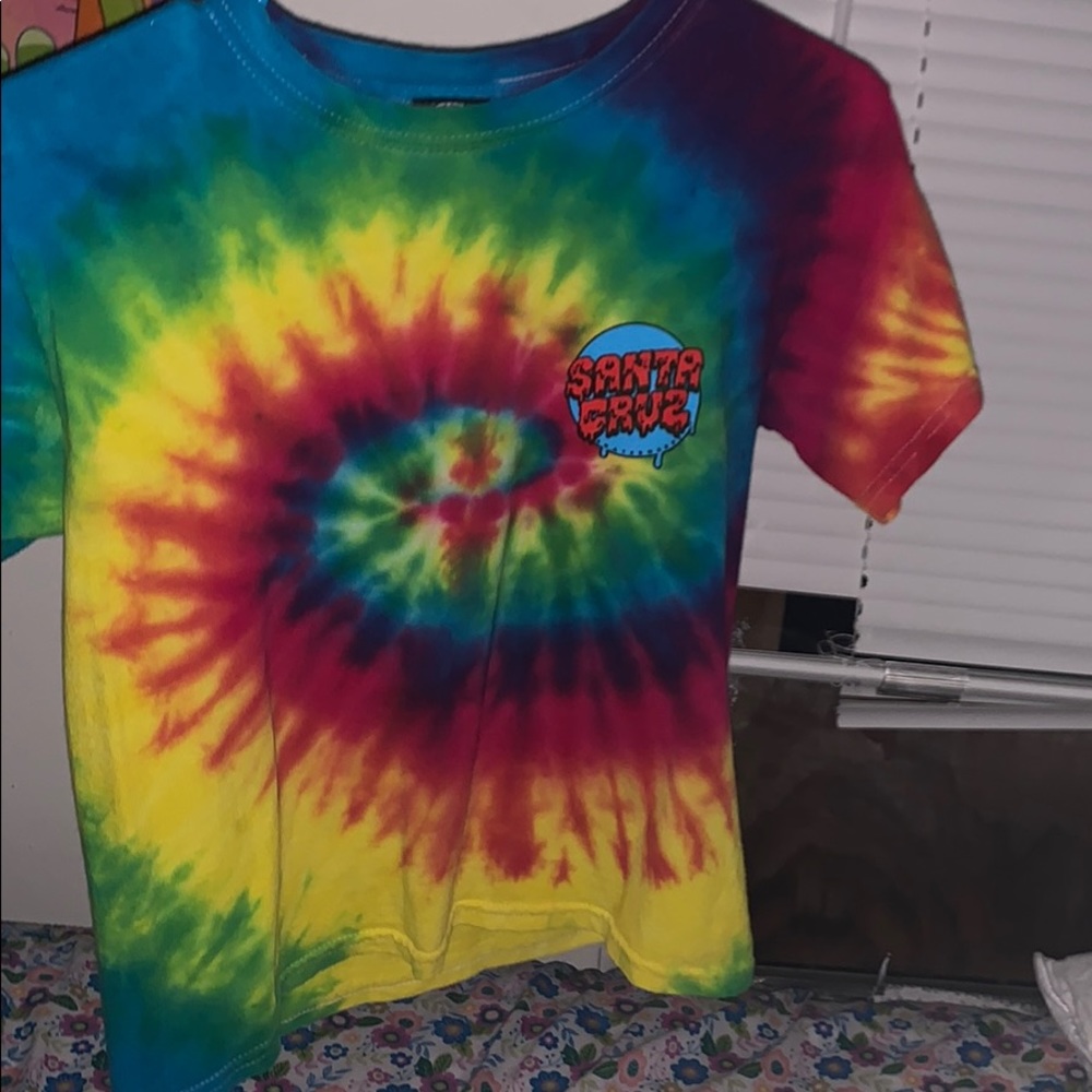 Santa cruz tie dye t-shirt
